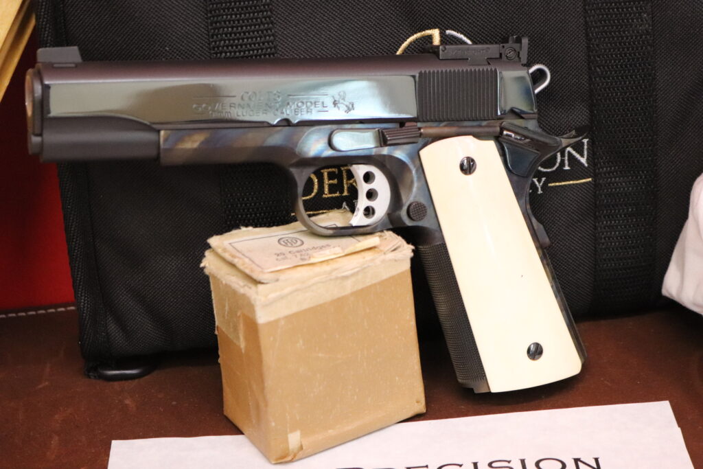 Custom Colt Government Model -- Blued Case Hardened -- 9mm