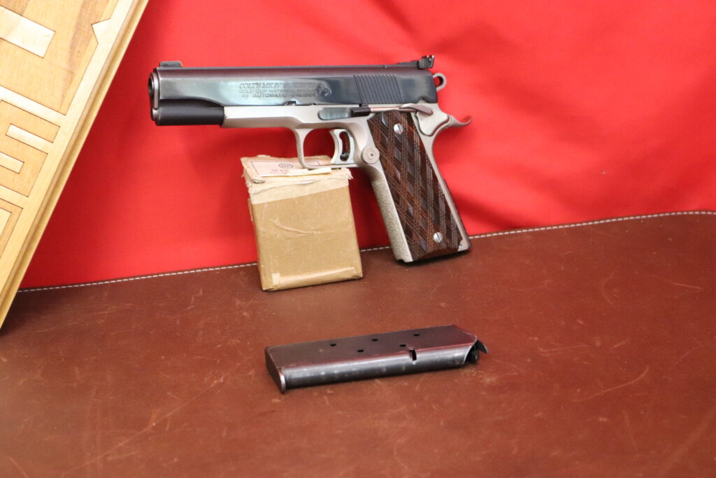 1979 Classic Custom Colt Gold Cup NM -- Square Guard Two Tone -- 45 ACP