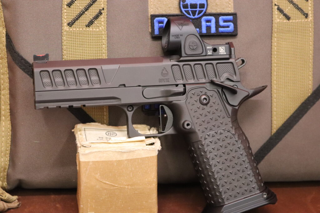 Atlas Gunworks NYX -- Commander 2011 -- Trijicon SRO -- 9mm
