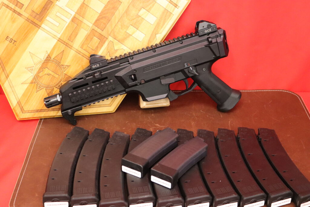 As-New CZ Scorpion Evo3 S1 -- 9mm -- 12 MAGS!