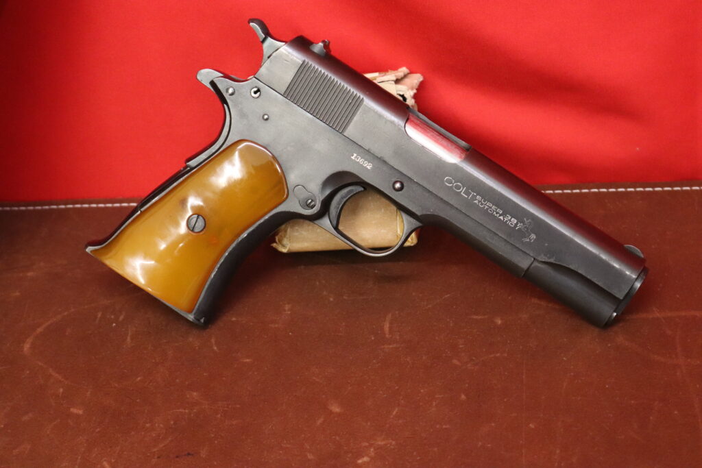 Exceedingly Rare Archibald Brinkerhoff Custom Pre-War Colt Super 38 -- #13692