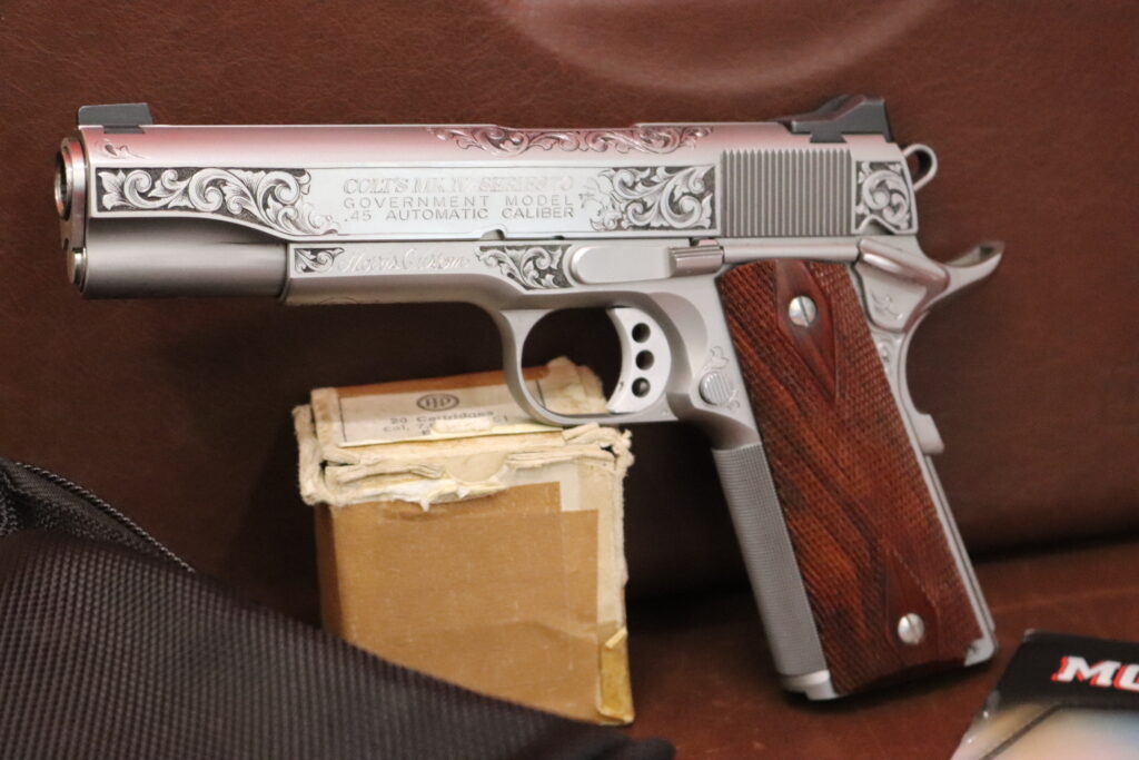 Stunning Mark Morris Full House Custom Colt -- JR French Engraved!  -- #71B3283