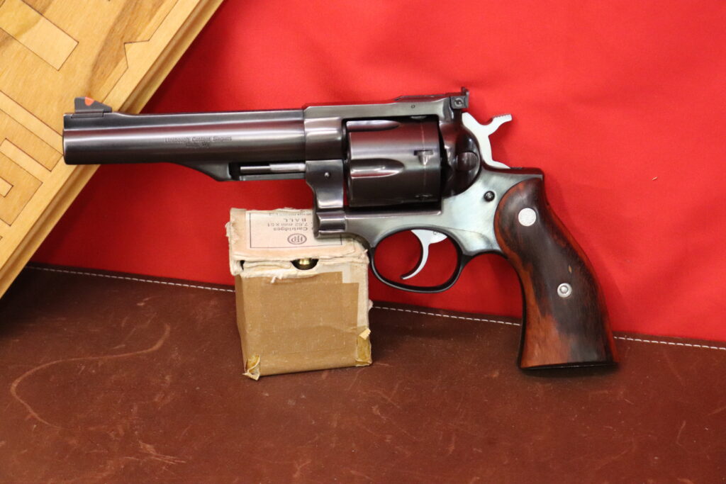 1990 John Linebaugh Custom Sixguns -- Ruger Redhawk 45 Colt Blued