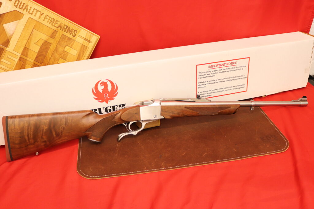 NIB Lipsey's Exclusive Ruger #1 Stainless / High Grade Walnut -- 35 Whelen