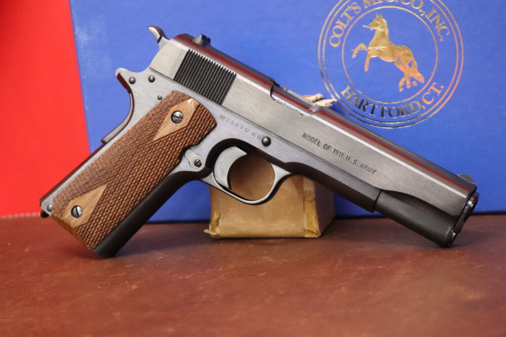 Colt Custom Shop M1911 Repro -- CARBONIA BLUE -- 1911 45 ACP -- #2563WMK