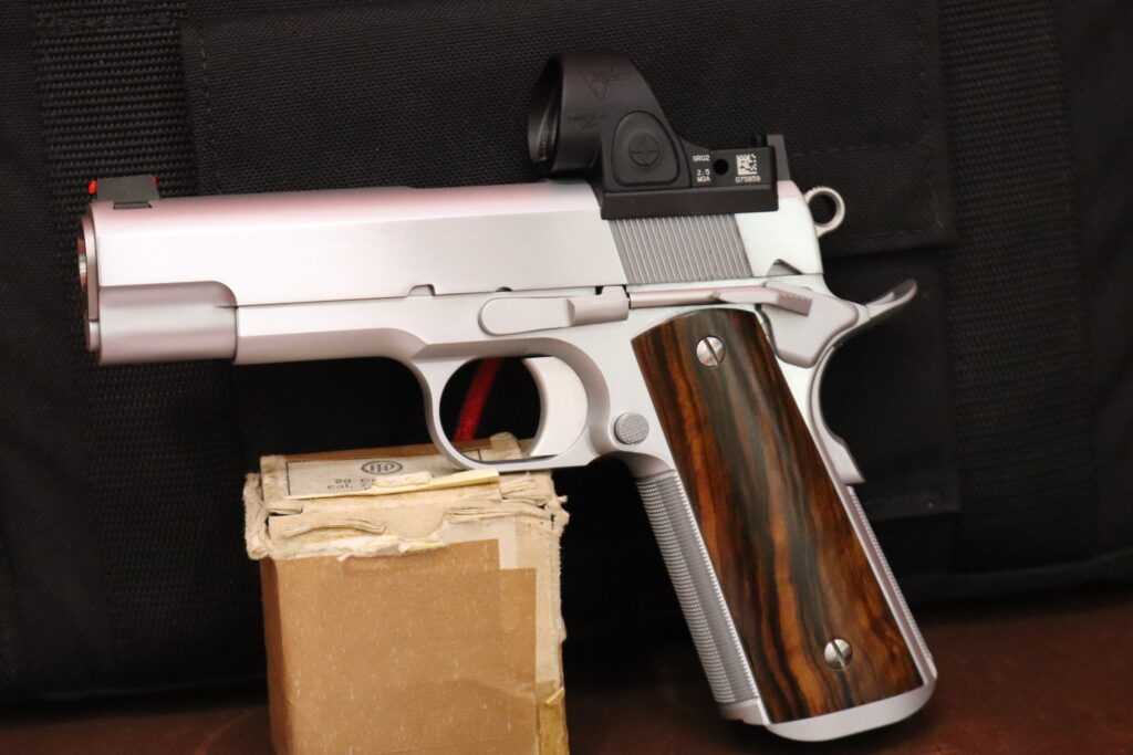 CLEAN Hardchrome Alchemy Custom Prime Carry Elite -- Trijicon SRO -- 45 ACP -- #ACW1017