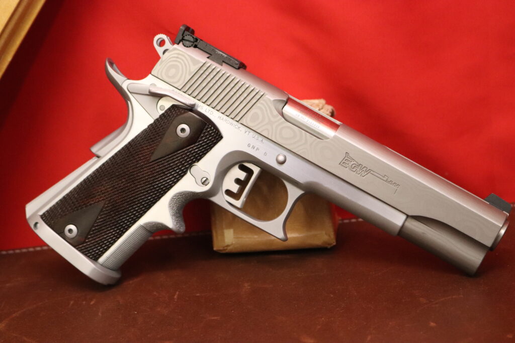 EGW George Smith & Jim Milks Full House Custom 1911 -- Damascus Slide -- 45 ACP -- #GNP8