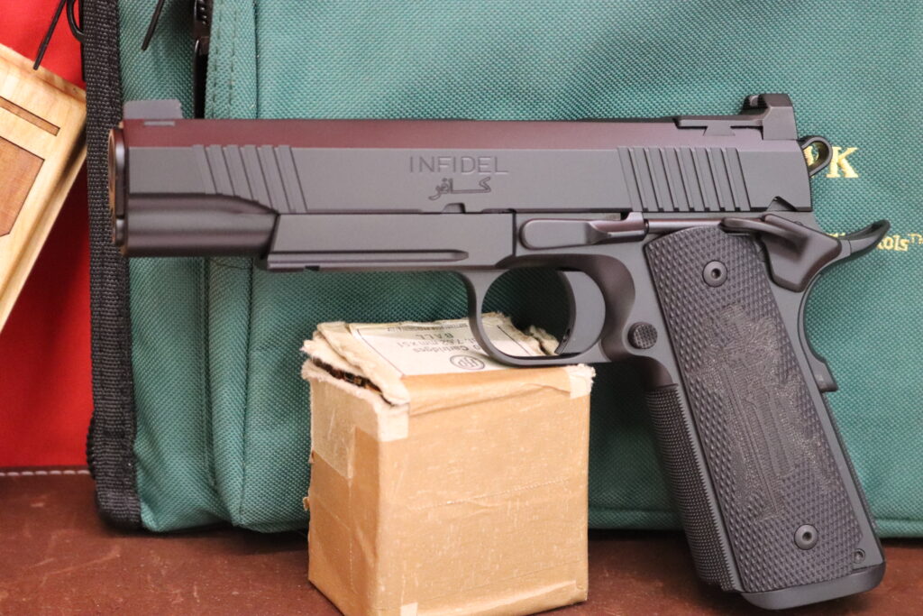 As New in Bag! Nighthawk Custom Warhawk INFIDEL CRUSADER Edition -- 45 ACP -- NCP28515
