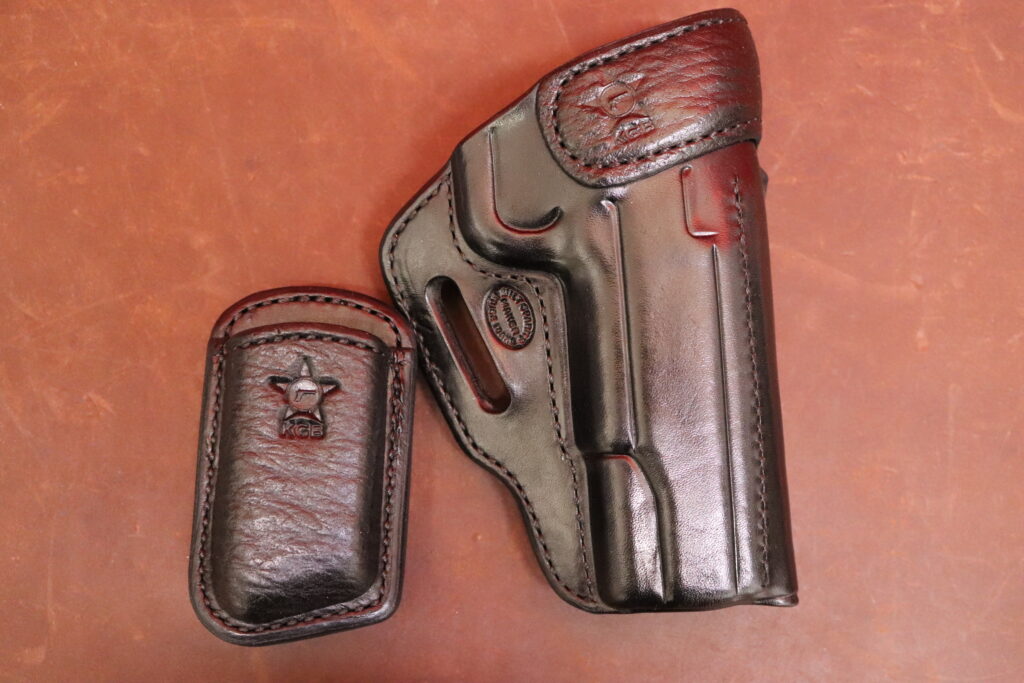Milt Sparks Black Shark 55BNHS Set w/ Matching S-4C Mag Pouch -- 5" Gov't 1911 -- Set #1