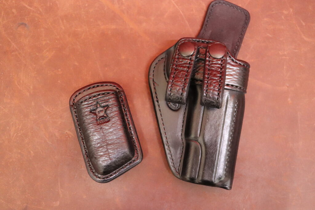 Milt Sparks Black Shark SS-2HS Set w/ Matching S-4C Mag Pouch -- 5" Gov't 1911 RDS -- Set#2