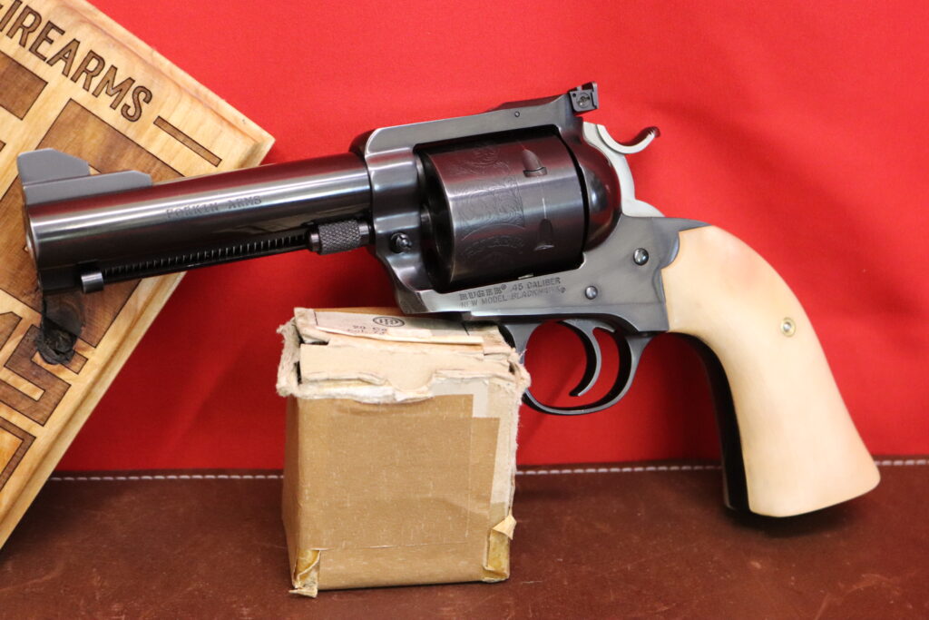 Ben Forkin Custom 1997 Ruger Blackhawk Bisley -- 45 Colt - Koji's Sheep Grips - 47-83309