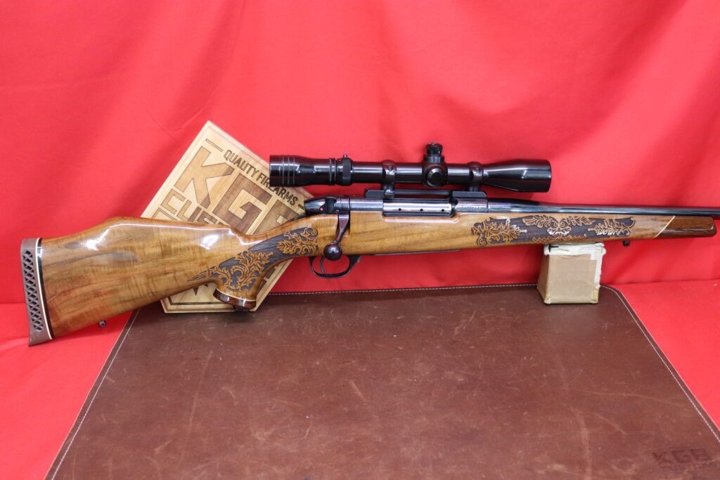 STUNNING Weatherby MKV LAZERMARK Walnut/Bright Blue -- 7mm WBY Magnum -- H177859